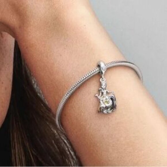 Silver and Gold Charm Pendant - Picture 2 of 5